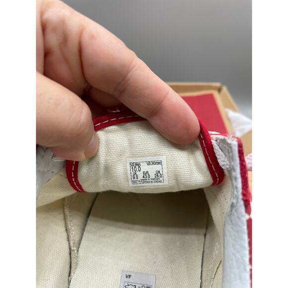 Vans Men’s Old Skool OTW Suede Red & White Checkered Skater Sneakers 10 0 - Picture 11 of 11